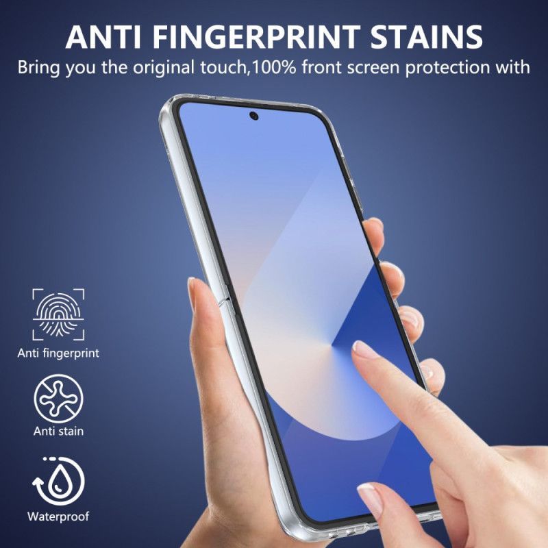 Coque Samsung Galaxy Z Flip 7 FE / Z Flip 6 Compatible MagSafe Translucide avec Protecteur Écran