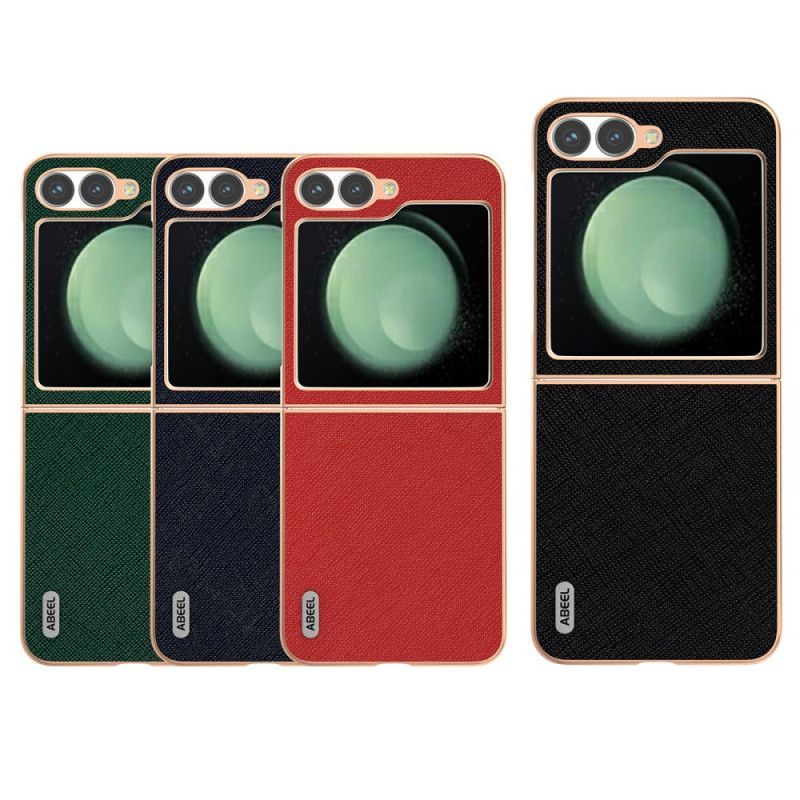 Coque Samsung Galaxy Z Flip 7 FE / Z Flip 6 Cuir Texturé