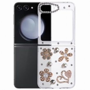 Coque Samsung Galaxy Z Flip 7 FE / Z Flip 6 Décoration Strass