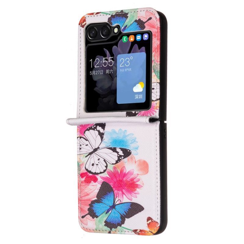 Coque Samsung Galaxy Z Flip 7 FE / Z Flip 6 Deux Papillons