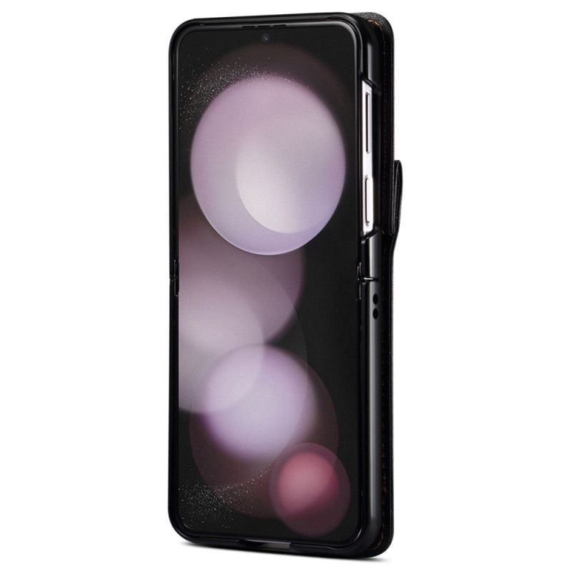 Coque Samsung Galaxy Z Flip 7 FE / Z Flip 6 Matelassée Porte-Cartes et Bandoulière