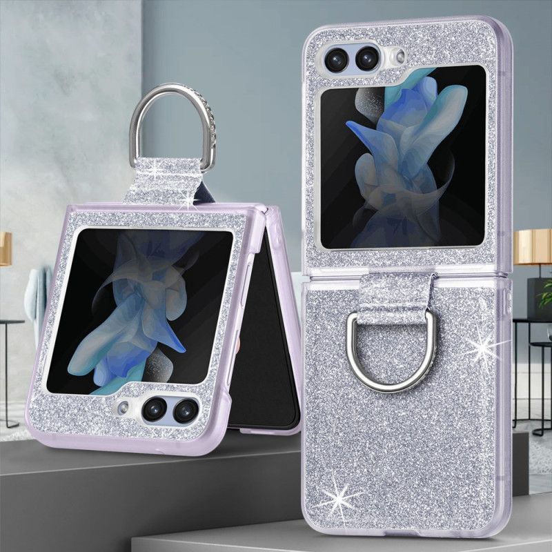 Coque Samsung Galaxy Z Flip 7 FE / Z Flip 6 Paillettes et Strass