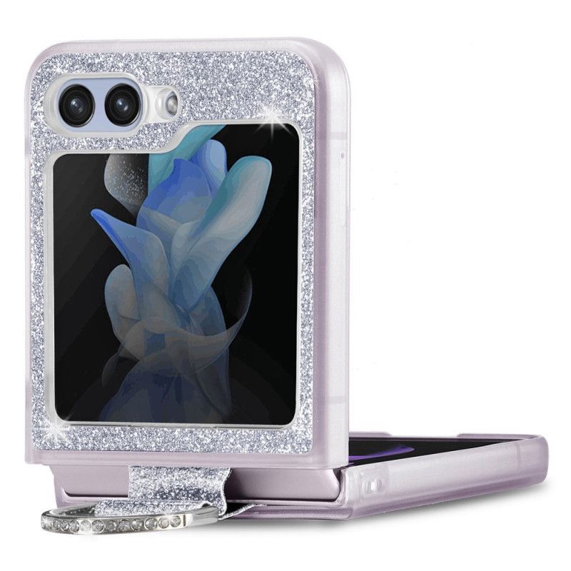 Coque Samsung Galaxy Z Flip 7 FE / Z Flip 6 Paillettes et Strass