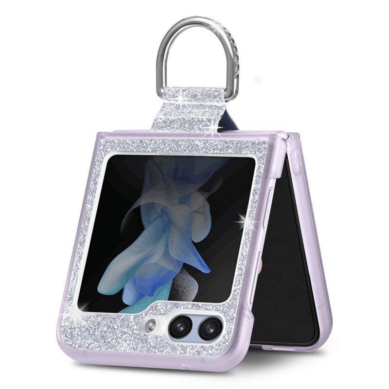 Coque Samsung Galaxy Z Flip 7 FE / Z Flip 6 Paillettes et Strass