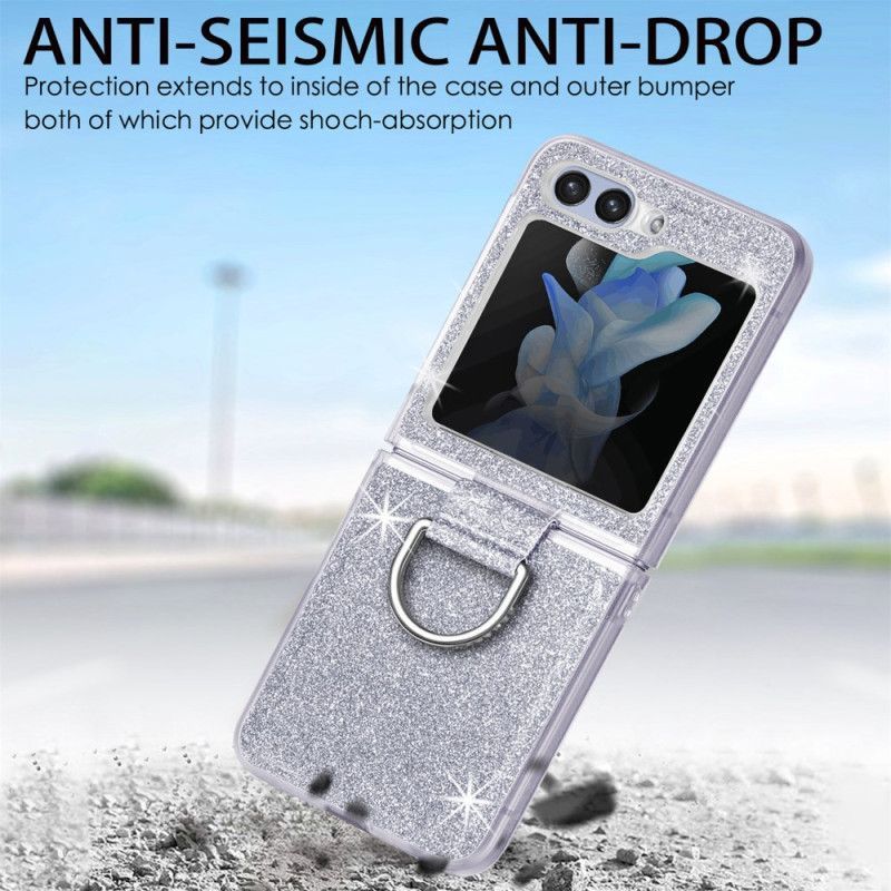 Coque Samsung Galaxy Z Flip 7 FE / Z Flip 6 Paillettes et Strass