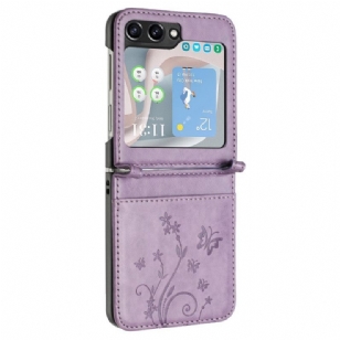 Coque Samsung Galaxy Z Flip 7 FE / Z Flip 6 Papillons et Fleurs