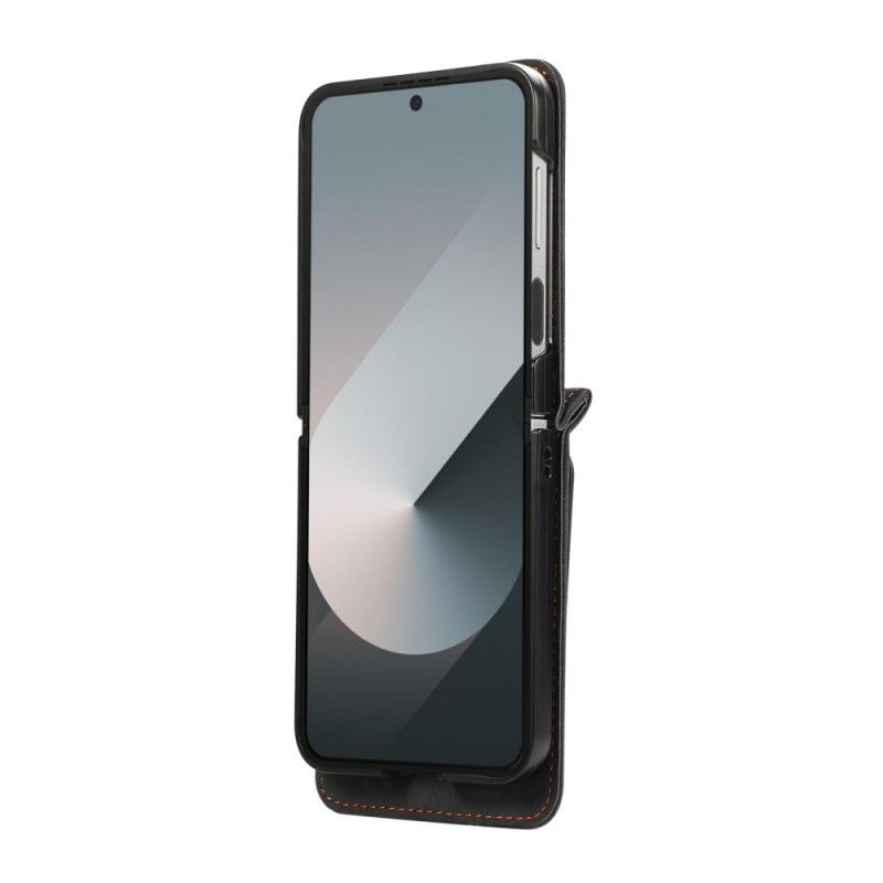 Coque Samsung Galaxy Z Flip 7 FE / Z Flip 6 Porte-Cartes et Bandoulière