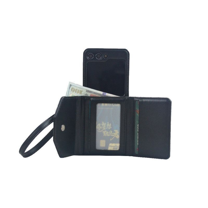 Coque Samsung Galaxy Z Flip 7 FE / Z Flip 6 Porte-Cartes et Sangle