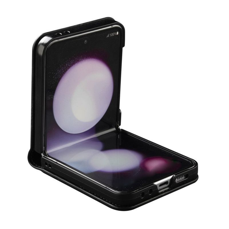 Coque Samsung Galaxy Z Flip 7 FE / Z Flip 6 Porte-Cartes et Sangle Longue
