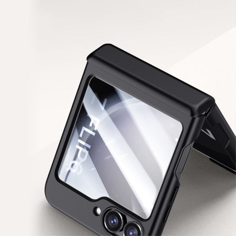 Coque Samsung Galaxy Z Flip 7 FE / Z Flip 6 Protection de Charnière et Film Écran Arrière en Verre Trempé