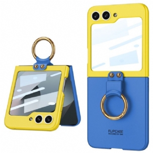 Coque Samsung Galaxy Z Flip 7 FE / Z Flip 6 Protection Magnétique de charnière et Support Bicolore