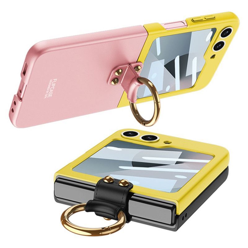 Coque Samsung Galaxy Z Flip 7 FE / Z Flip 6 Protection Magnétique de charnière et Support Bicolore