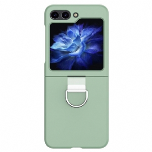 Coque Samsung Galaxy Z Flip 7 FE / Z Flip 6 Rigide Anneau Métallique