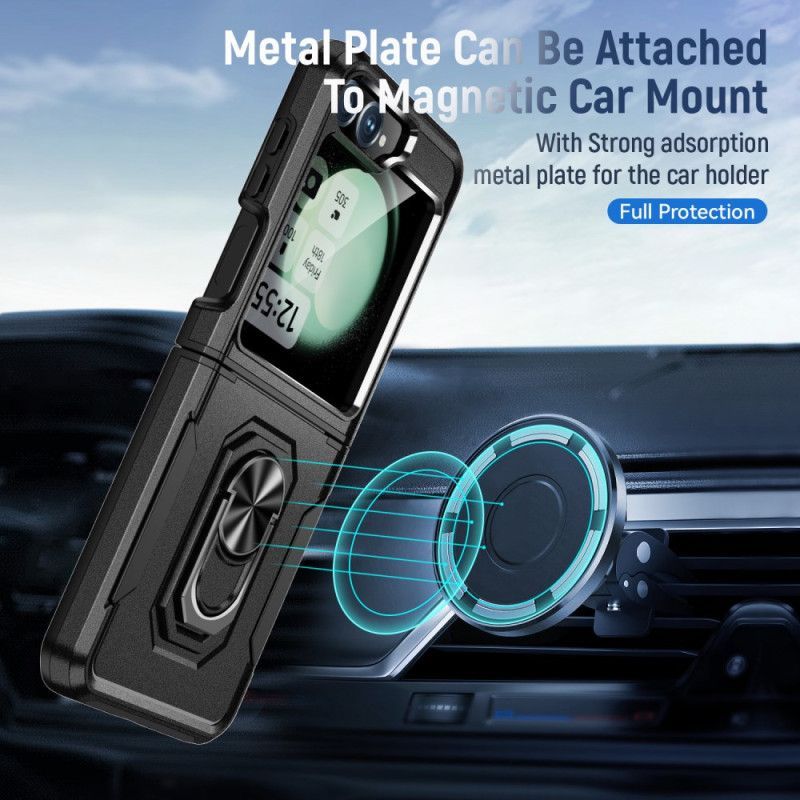 Coque Samsung Galaxy Z Flip 7 FE / Z Flip 6 Robuste avec Anneau-Support