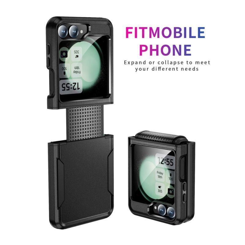 Coque Samsung Galaxy Z Flip 7 FE / Z Flip 6 Robuste Effet Métal