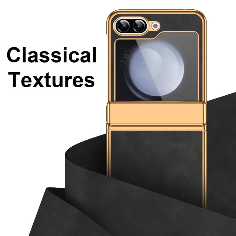 Coque Samsung Galaxy Z Flip 7 FE / Z Flip 6 Simili Cuir