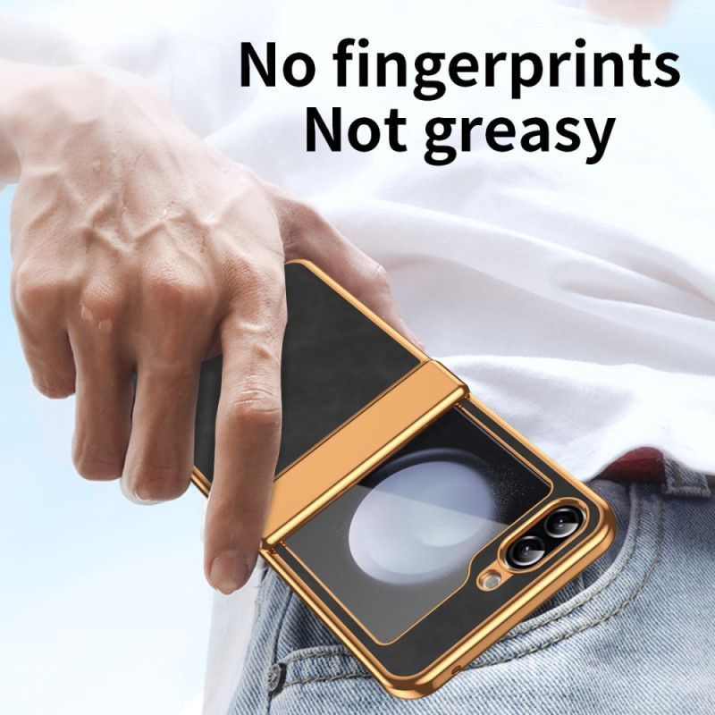 Coque Samsung Galaxy Z Flip 7 FE / Z Flip 6 Simili Cuir