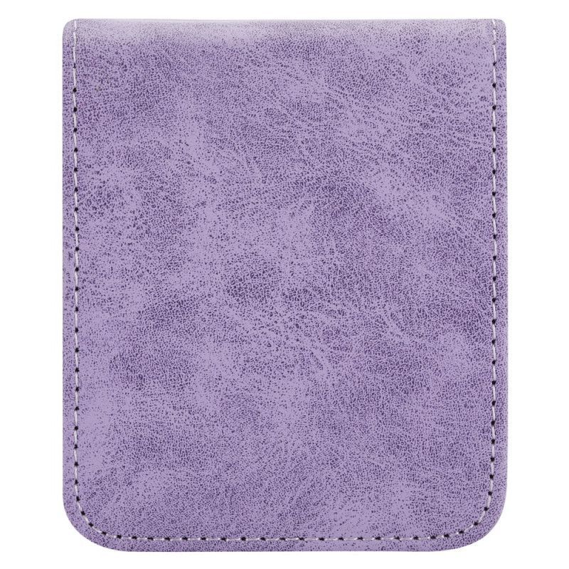 Coque Samsung Galaxy Z Flip 7 FE / Z Flip 6 Simili Cuir