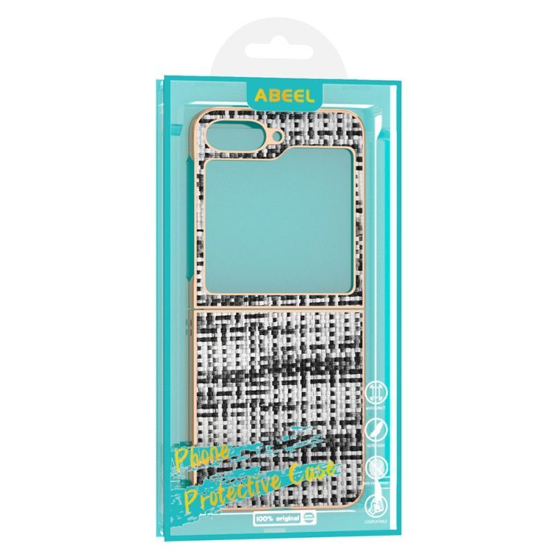 Coque Samsung Galaxy Z Flip 7 FE / Z Flip 6 Simili Cuir Texturé
