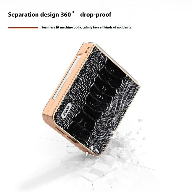 Coque Samsung Galaxy Z Flip 7 FE / Z Flip 6 Style Croco