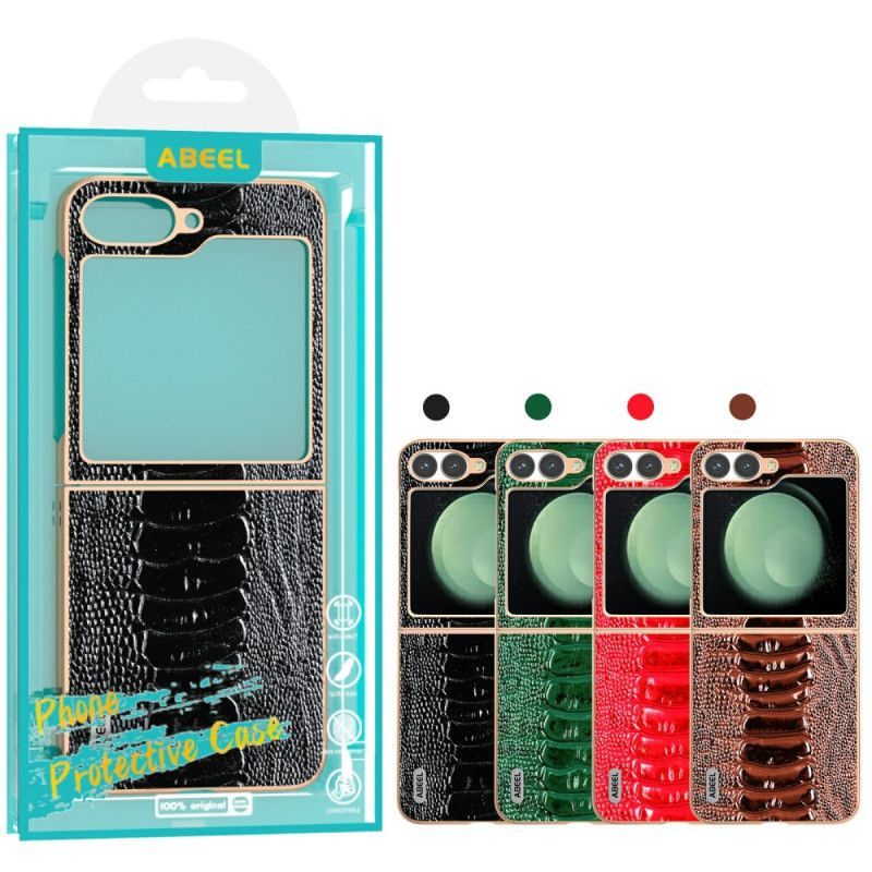 Coque Samsung Galaxy Z Flip 7 FE / Z Flip 6 Style Croco