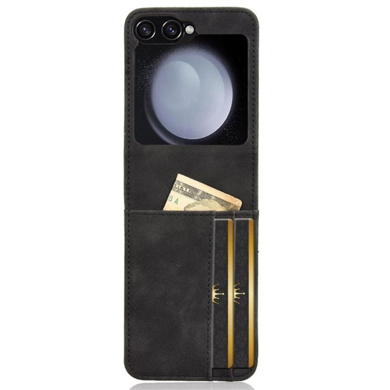Coque Samsung Galaxy Z Flip 7 FE / Z Flip 6 Style Cuir Porte-Cartes