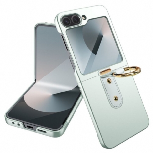 Coque Samsung Galaxy Z Flip 7 FE / Z Flip 6 Support Anneau et Film Protecteur