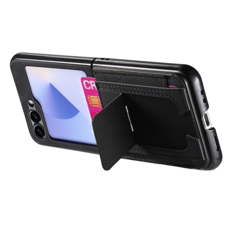 Coque Samsung Galaxy Z Flip 7 FE / Z Flip 6 Support et Porte-Cartes
