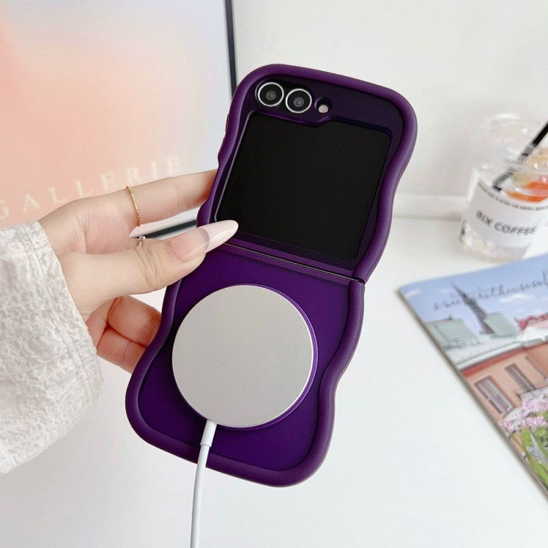 Coque Samsung Galaxy Z Flip 7 FE / Z Flip 6 Support Rotatif et Miroir Intégré