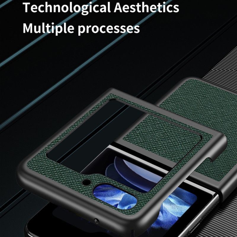 Coque Samsung Galaxy Z Flip 7 FE / Z Flip 6 Texture Croisée