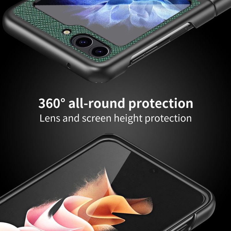 Coque Samsung Galaxy Z Flip 7 FE / Z Flip 6 Texture Croisée