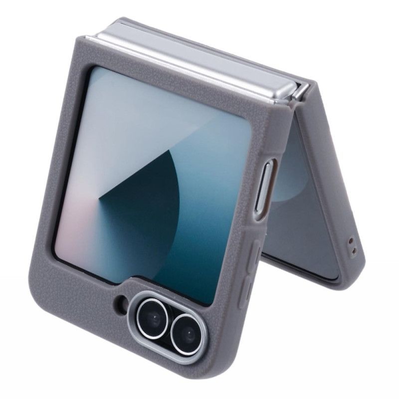 Coque Samsung Galaxy Z Flip 7 FE / Z Flip 6 Texture Cuir