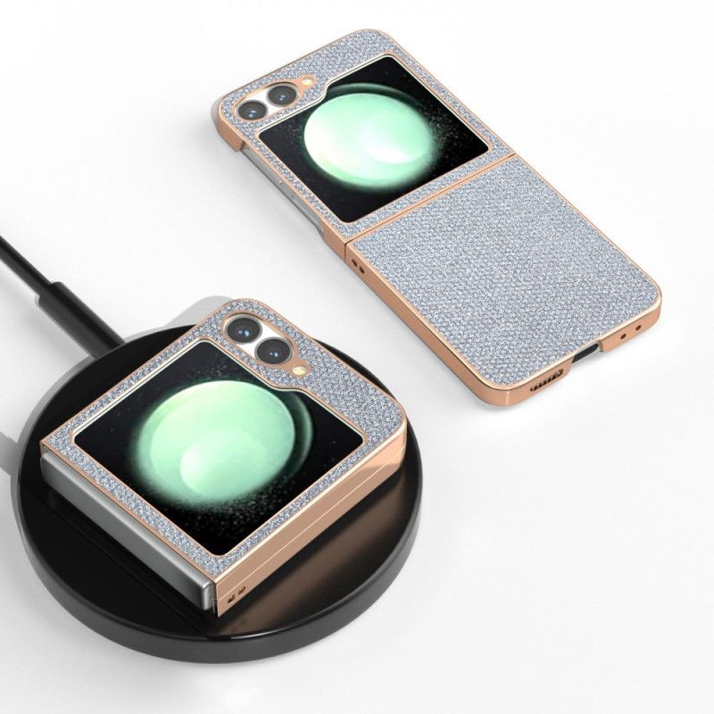 Coque Samsung Galaxy Z Flip 7 FE / Z Flip 6 Texture Strass