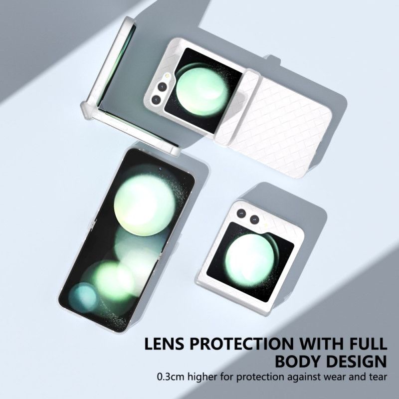Coque Samsung Galaxy Z Flip 7 FE / Z Flip 6 Texture Tissée
