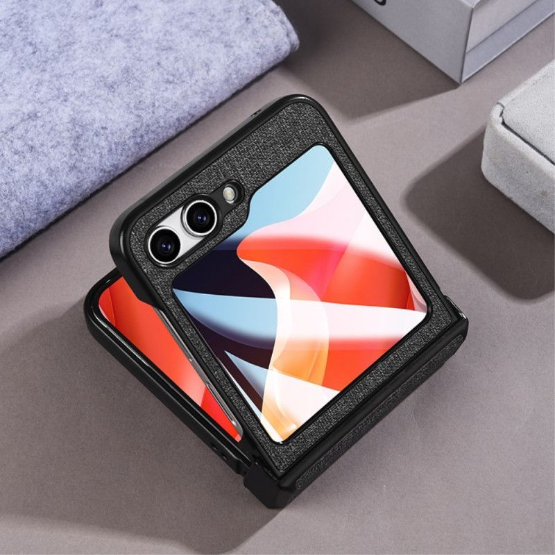 Coque Samsung Galaxy Z Flip 7 FE / Z Flip 6 Texture Tissu