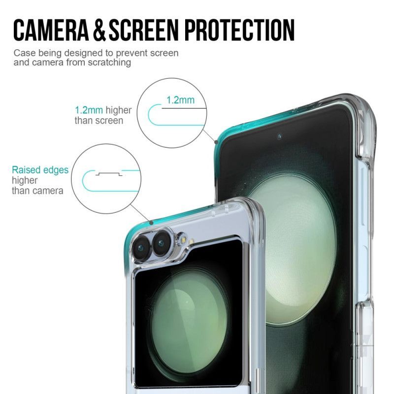 Coque Samsung Galaxy Z Flip 7 FE / Z Flip 6 Transparente Magnétique