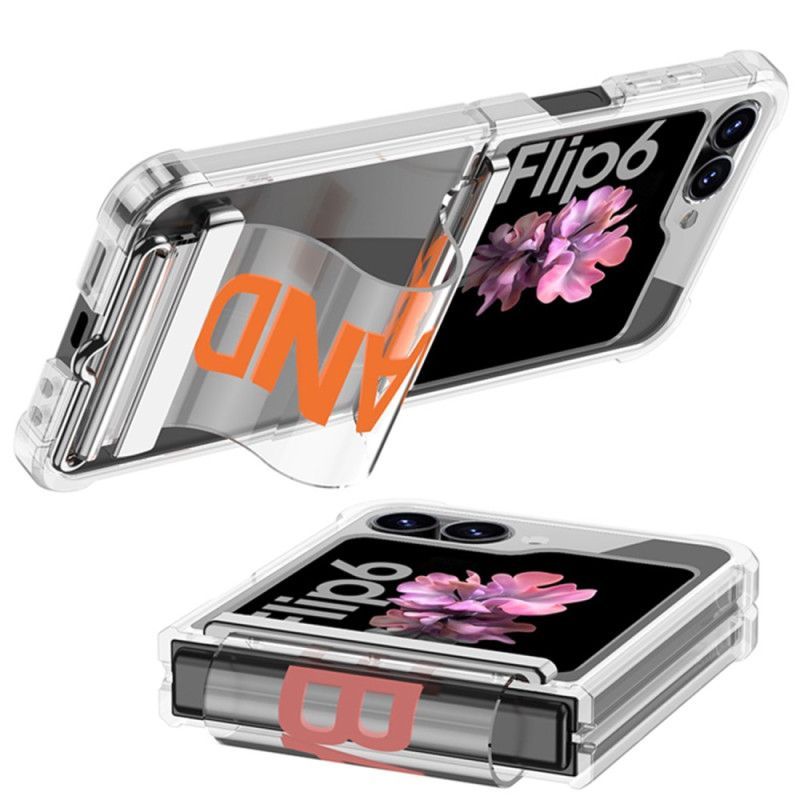 Coque Samsung Galaxy Z Flip 7 FE / Z Flip 6 Transparente Sangle