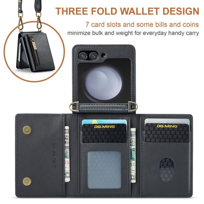 Coque Samsung Galaxy Z Flip Bandoulière DG.MING