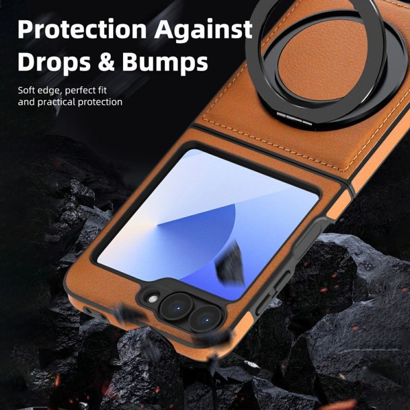 Coque SSamsung Galaxy Z Flip 7 FE / Z Flip 6 Support-Anneau Compatible MagSafe