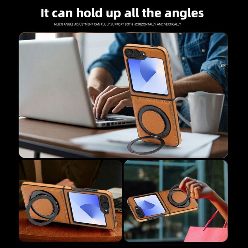 Coque SSamsung Galaxy Z Flip 7 FE / Z Flip 6 Support-Anneau Compatible MagSafe