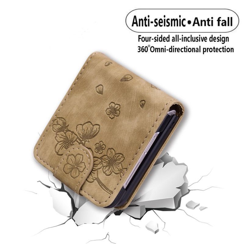 Étui Samsung Galaxy Z Flip 7 FE / Z Flip 6 Porte-Cartes Scène de Chats