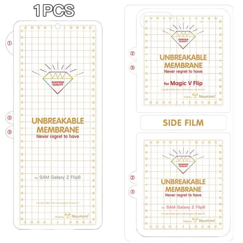 Films de Protection Avant et Arrière pour Samsung Galaxy Z Flip 7 FE / Z Flip 6