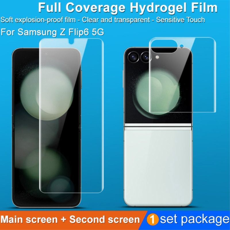 Films de Protection pour Écran Avant et Arrière Samsung Galaxy Z Flip 7 FE / Z Flip 6 IMAK