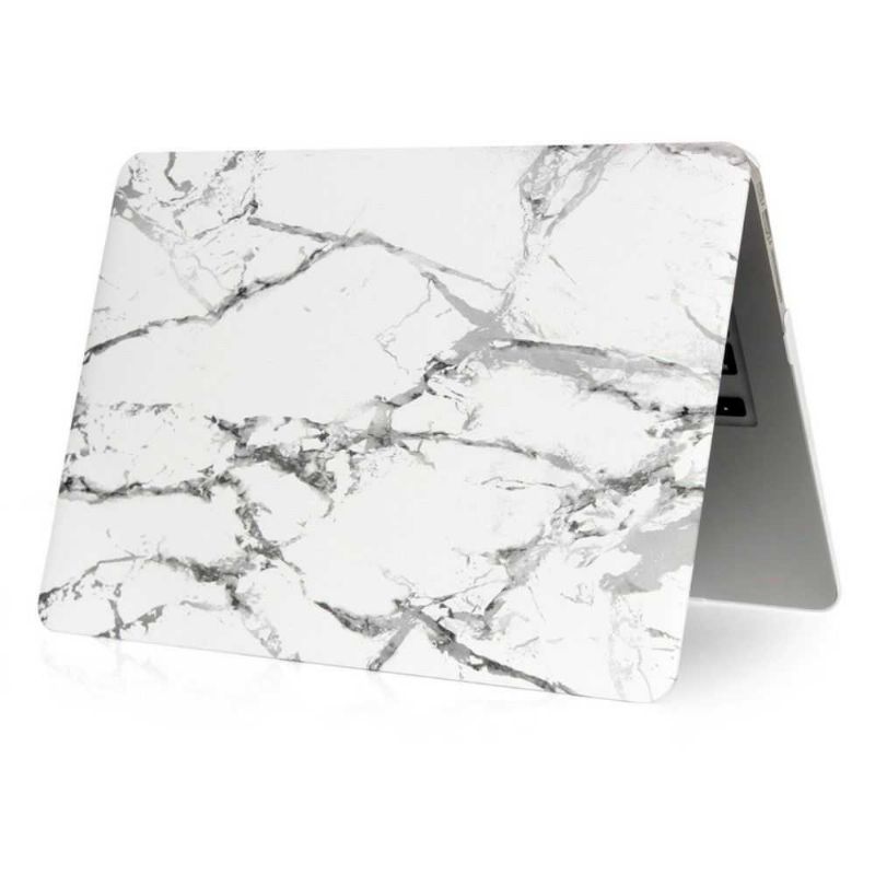 Coque MacBook Pro 13 pouces Marbre - Gris / Blanc