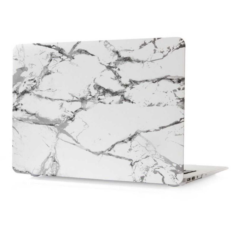 Coque MacBook Pro 13 pouces Marbre - Gris / Blanc