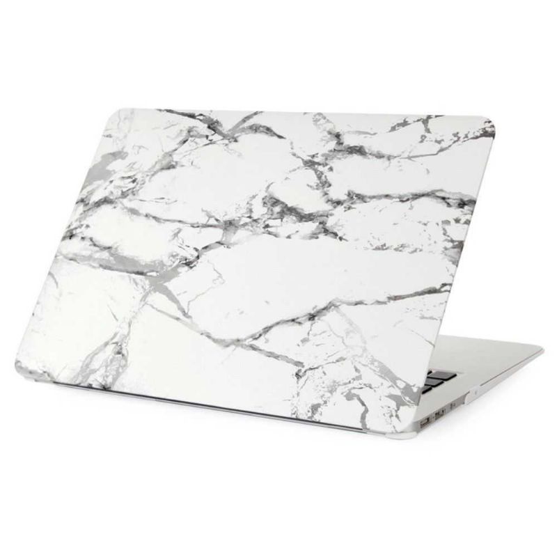 Coque MacBook Pro 13 pouces Marbre - Gris / Blanc