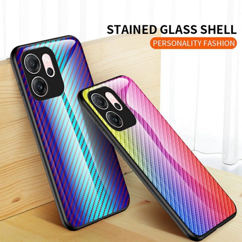 Coque Oppo Reno 14 F 5G Verre Trempé Fibre Carbone
