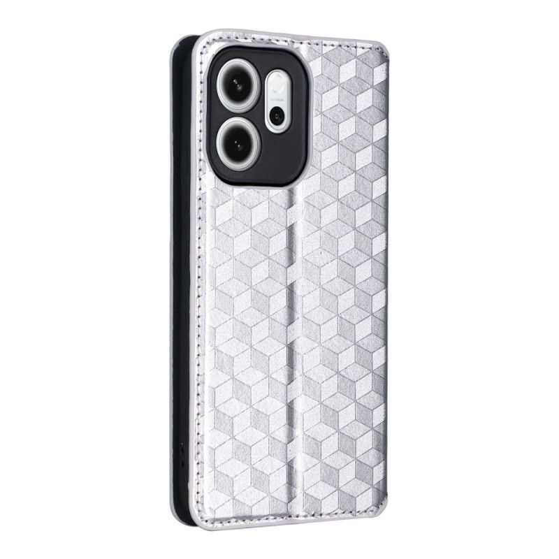 Flip Cover Oppo Reno 14 F 5G Motif Losanges