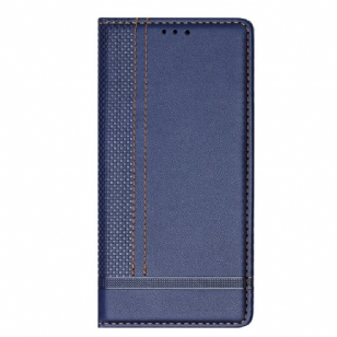 Flip Cover Oppo Reno 14 F 5G Motif Quadrillé