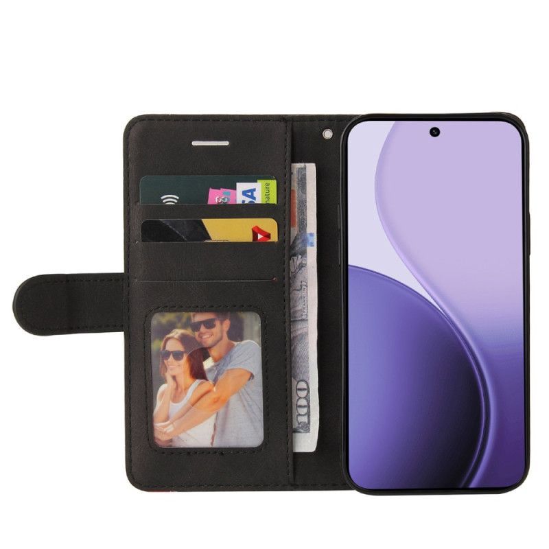 Housse Oppo Reno 14 5G / 14F 5G Bicolore Ligne Ondulée